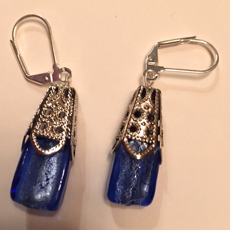 Penny Worsham - Midnight Date in Paris Earrings - featured on Jewelry Making Journal