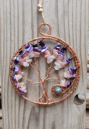 Fairy Floss Suncatcher by Erinn LaMattery - featured on Jewelry Making Journal
