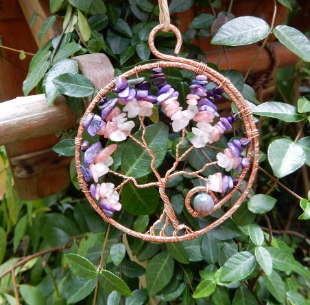 Fairy Floss Suncatcher by Erinn LaMattery - featured on Jewelry Making Journal