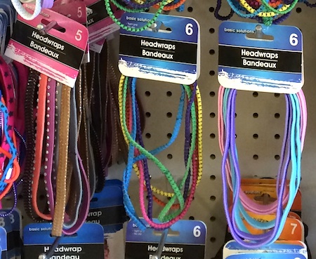 Narrow stretchy headbands for Easy Multi Wrap Bracelet - Tutorial by Rena Klingenberg