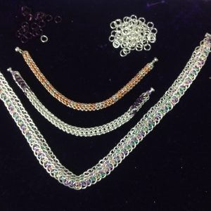 Chainmaille Necklace by Glenda - featured on Jewelry Making Journal