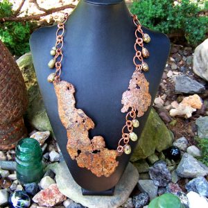 Peaceful Warrior Necklace by Janet Vacanti - featured on Jewelry Making Journal