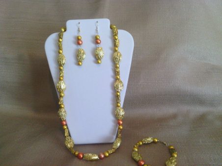 Midas Touch Jewelry Set by Patricia Whitelow - featured on Jewelry Making Journal