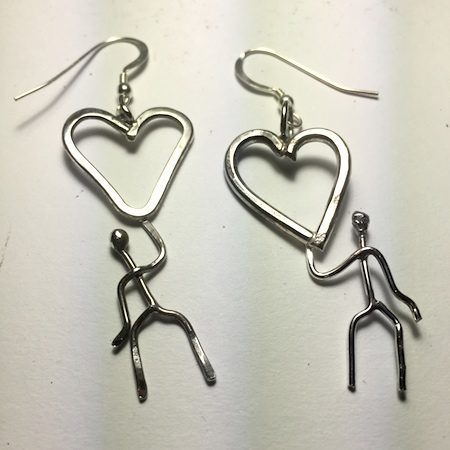 Earrings - Hanging Out for Love by Dana Lea Redding  - featured on Jewelry Making Journal