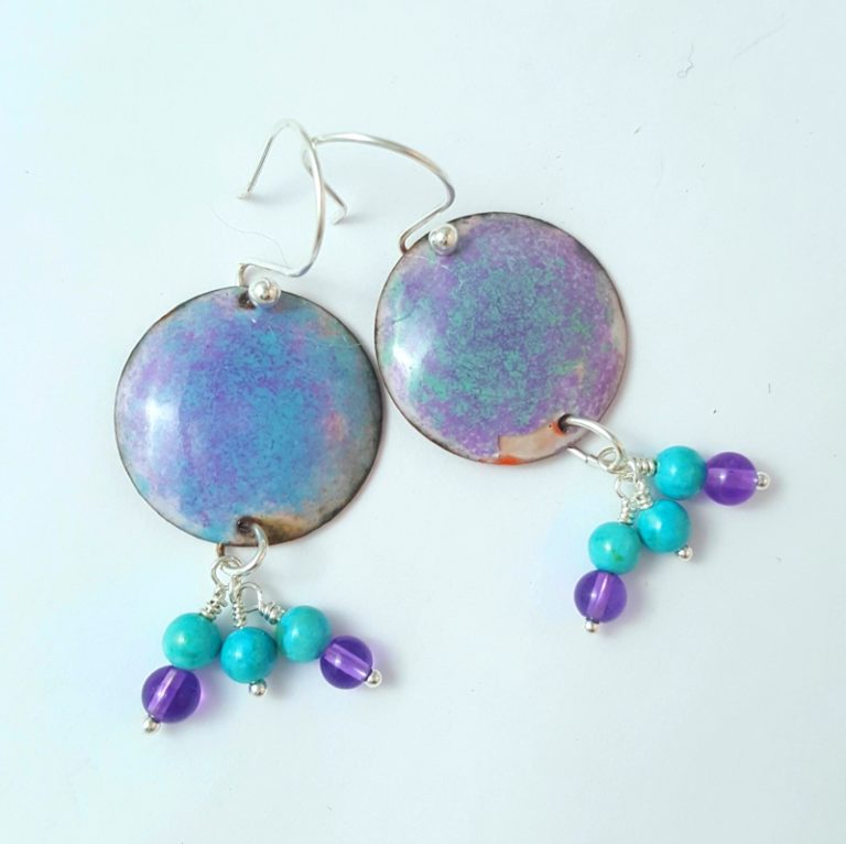 Enameled Earrings Jewelry Making Journal