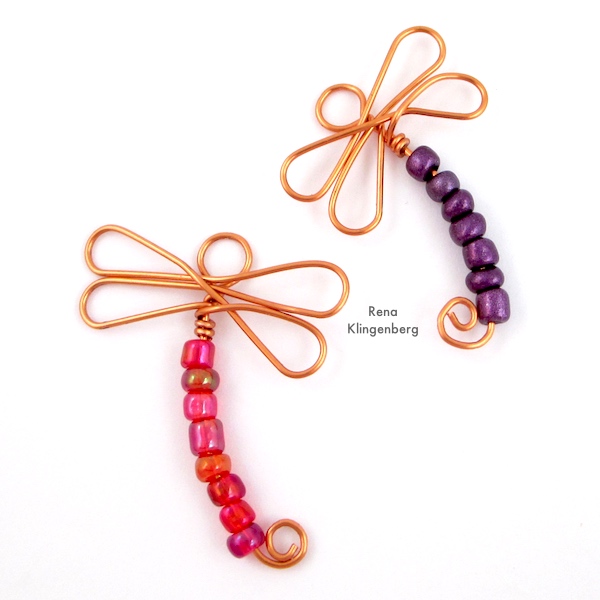 Bead and Wire Dragonfly (Tutorial) Jewelry Making Journal
