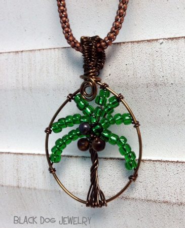 Palm Tree of Life by Kelly Tibbetts  - featured on Jewelry Making Journal