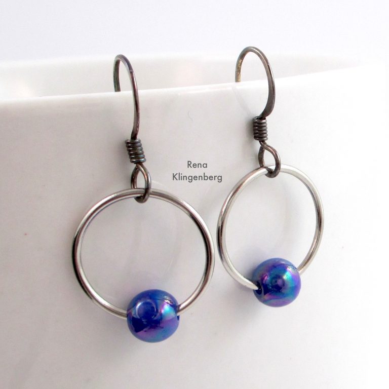 Quick & Easy Hoop Earrings (Tutorial) Jewelry Making Journal