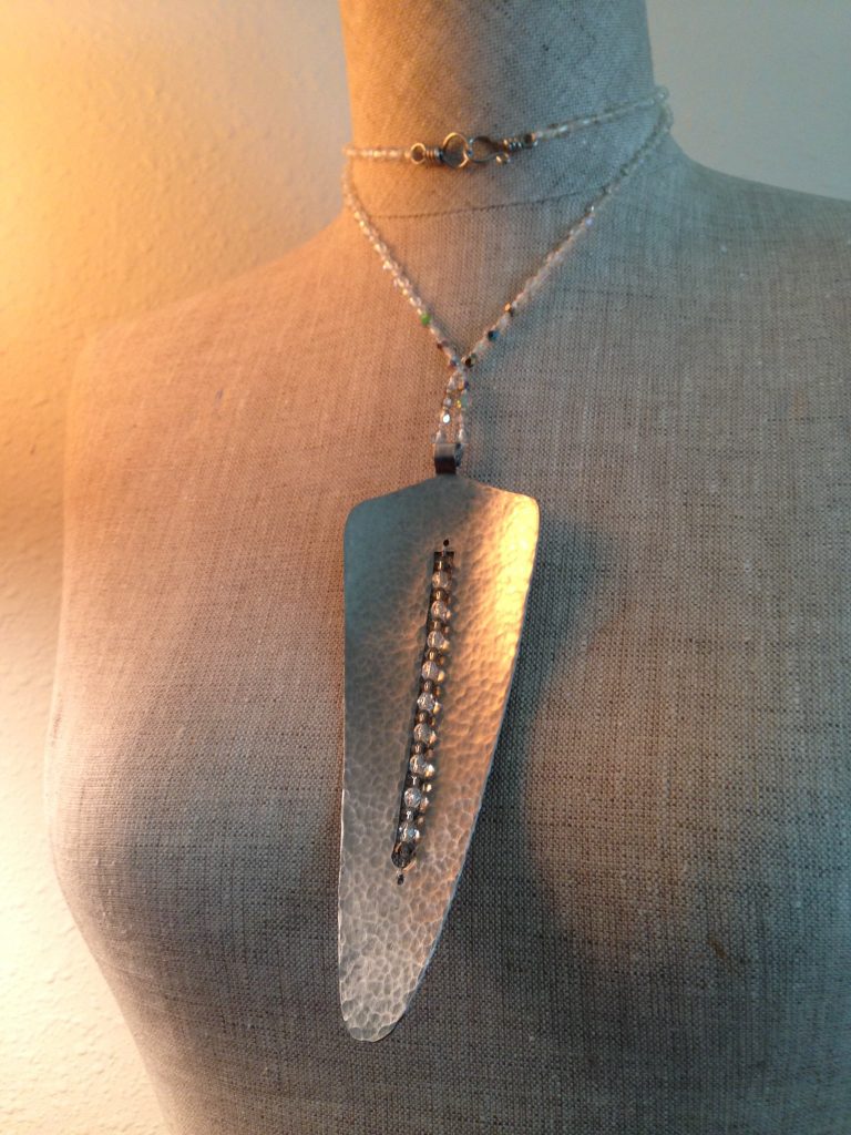 Statement Necklace from a Kitchen Utensil Jewelry Making Journal