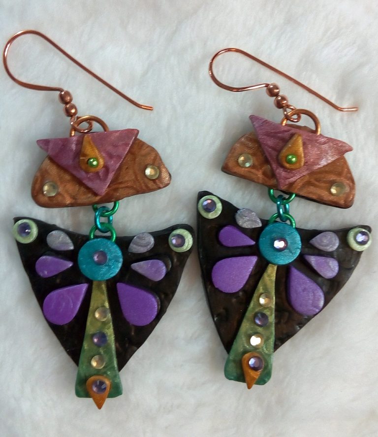 Geometric Bliss in Polymer Clay Jewelry Making Journal