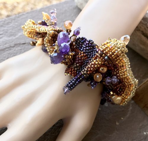 Wearable Art for the Wrist, by Lindy Hartig  - featured on Jewelry Making Journal