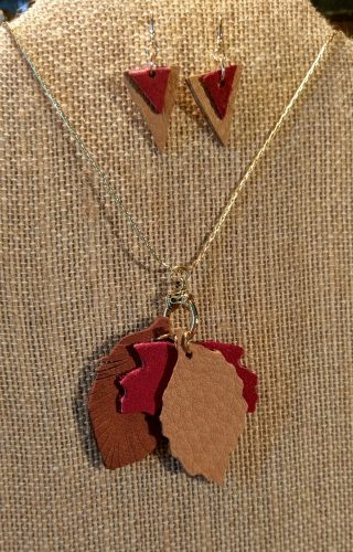 Autumn Jewelry Collection | Leather Jewelry Set | by Chris Rehkop