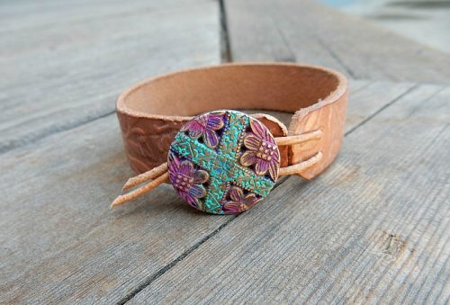 Getting Into Leather Works - and Please Share Your Leatherworking Tips by Lynda Carson  - featured on Jewelry Making Journal