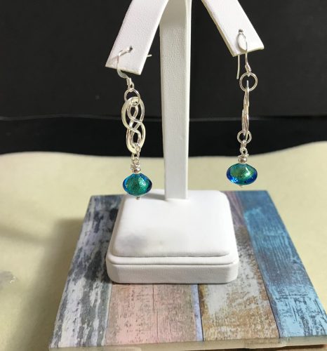 Go With The Flow Earrings by Patti Pojer - featured on Jewelry Making Journal