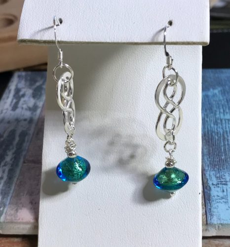 Go With The Flow Earrings by Patti Pojer - featured on Jewelry Making Journal