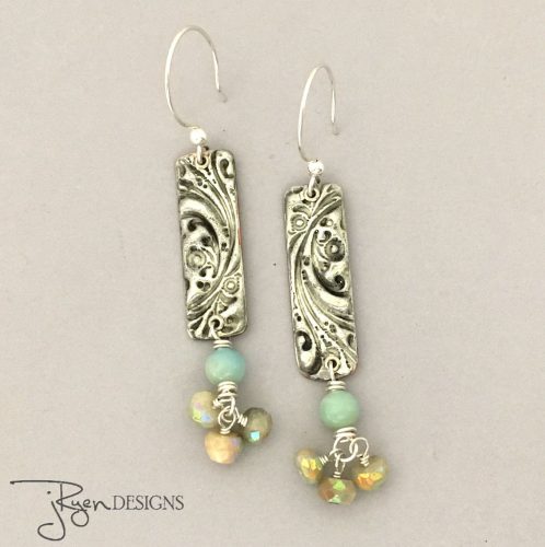 Every Day Dangle Earrings by Julie Ryen  - featured on Jewelry Making Journal