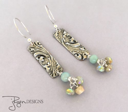 Every Day Dangle Earrings by Julie Ryen  - featured on Jewelry Making Journal