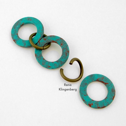 Assembling Patina Hardware Bracelet Tutorial by Rena Klingenberg