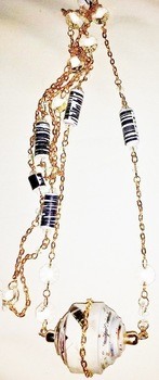 Paper Bead Statement Necklace by Joybelle Malcolm - featured on Jewelry Making Journal
