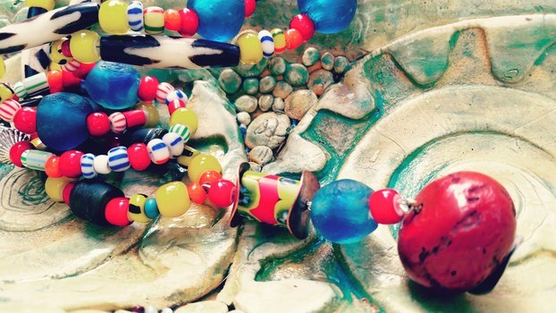 Beautiful Tribal Beaded Necklaces by Paula Navarro - featured on Jewelry Making Journal