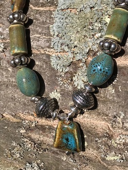 Porcelain Beads Make a Statement by Sherry Day - featured on Jewelry Making Journal