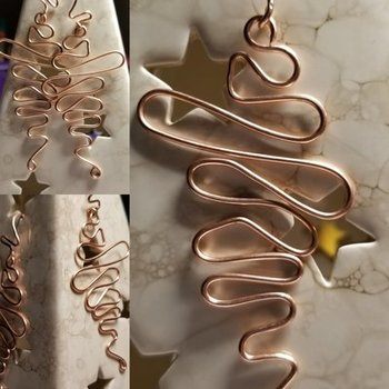 Strength Taino Copper Earrings by Norma I. Vega - featured on Jewelry Making Journal