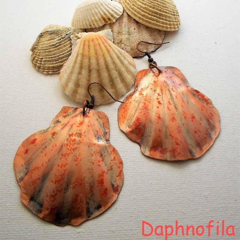 Seashell Earrings Jewelry Making Journal