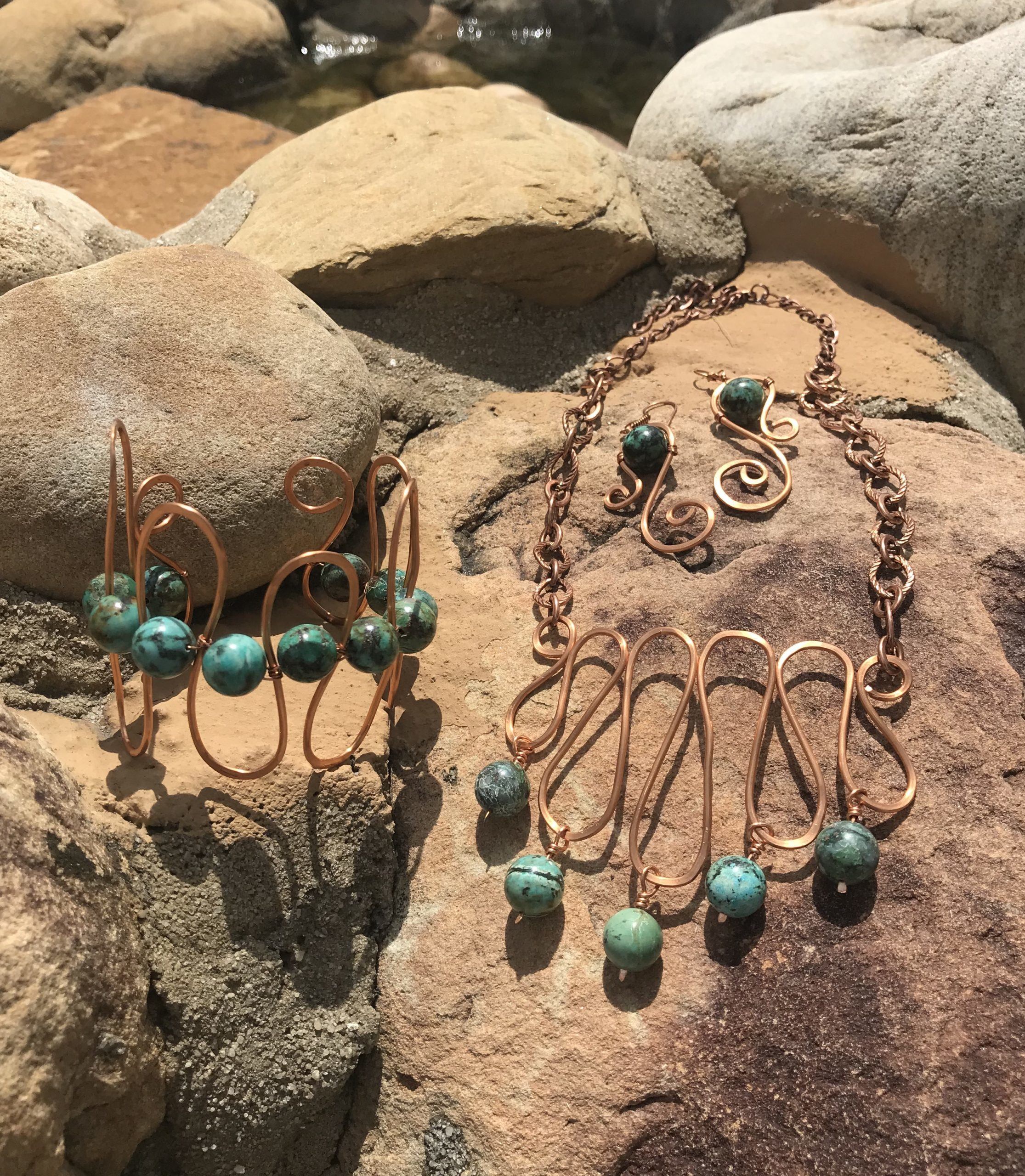 Copper Swirls Jewelry Making Journal